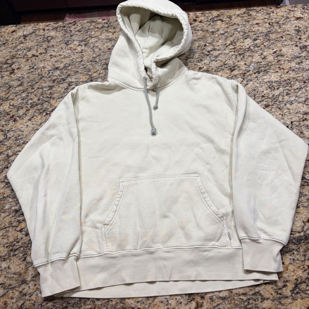 Tna Aritzia Tan Hoodie Pullover Sweatshirt Size 1 Neutral Hooded Fleece ws
